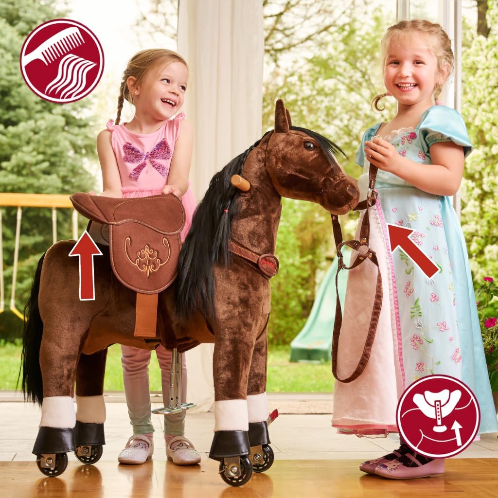 Spielpferd mit Rollen, Happy S (3-6 Jahre)