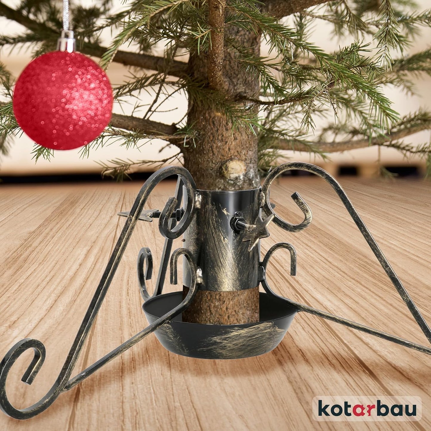 Weihnachtsbaumständer mit Wasserbehälter