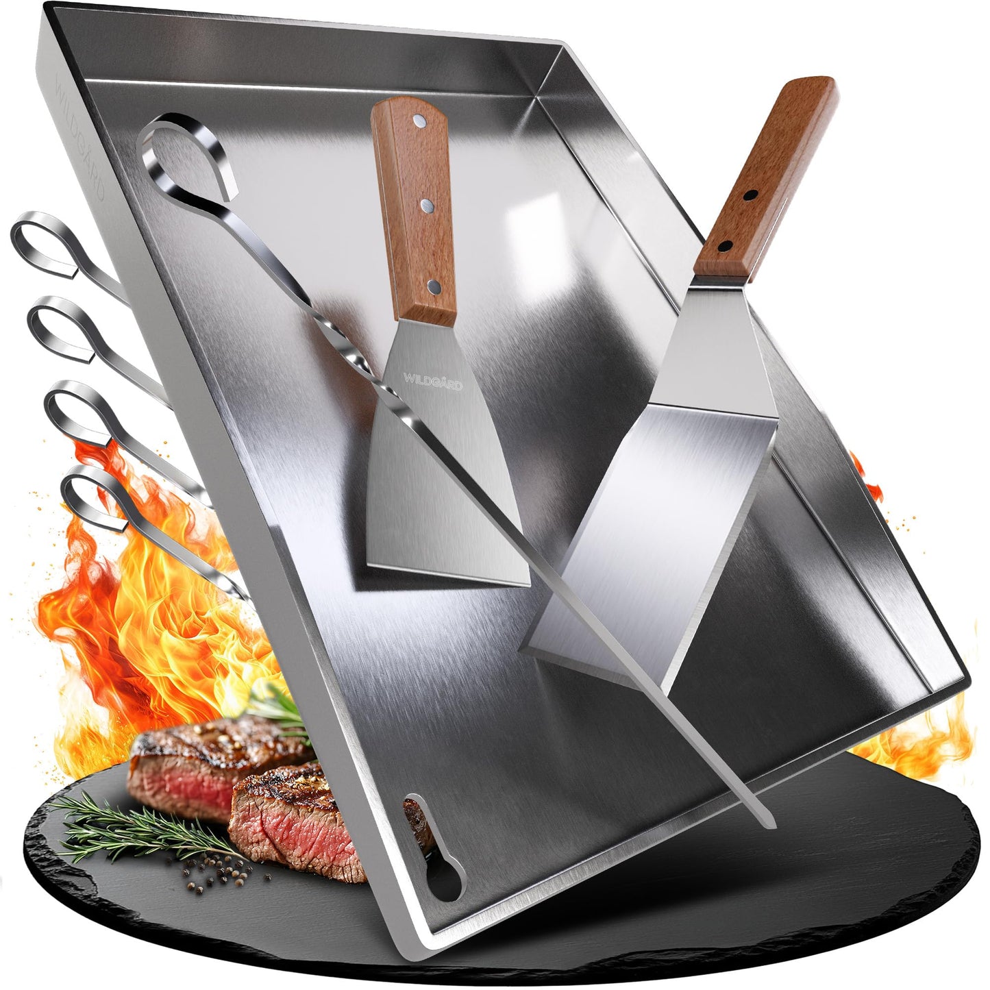 Grillplatten-Set, 30 x 20 cm