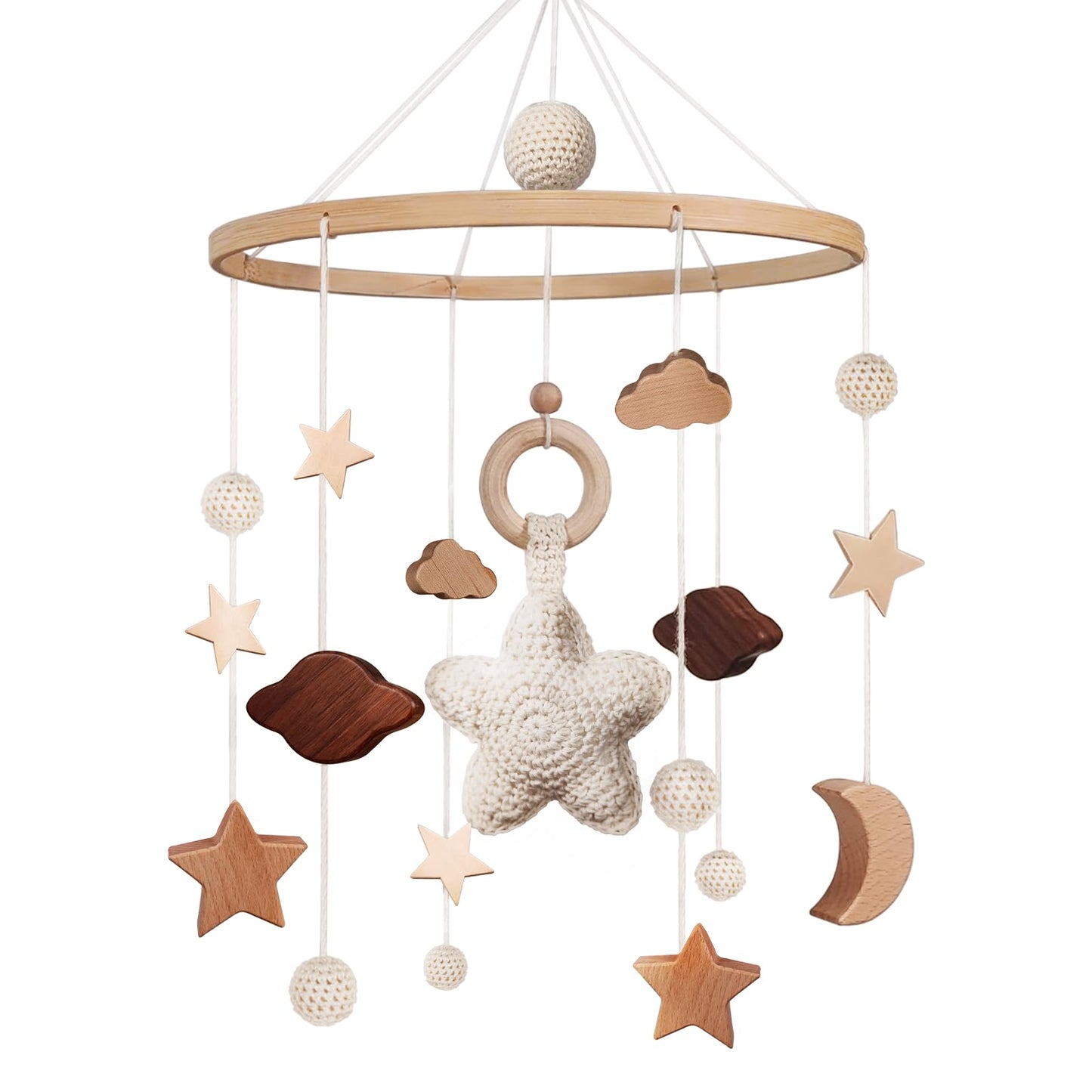 Babymobile mit Sternen, Stern-beige B