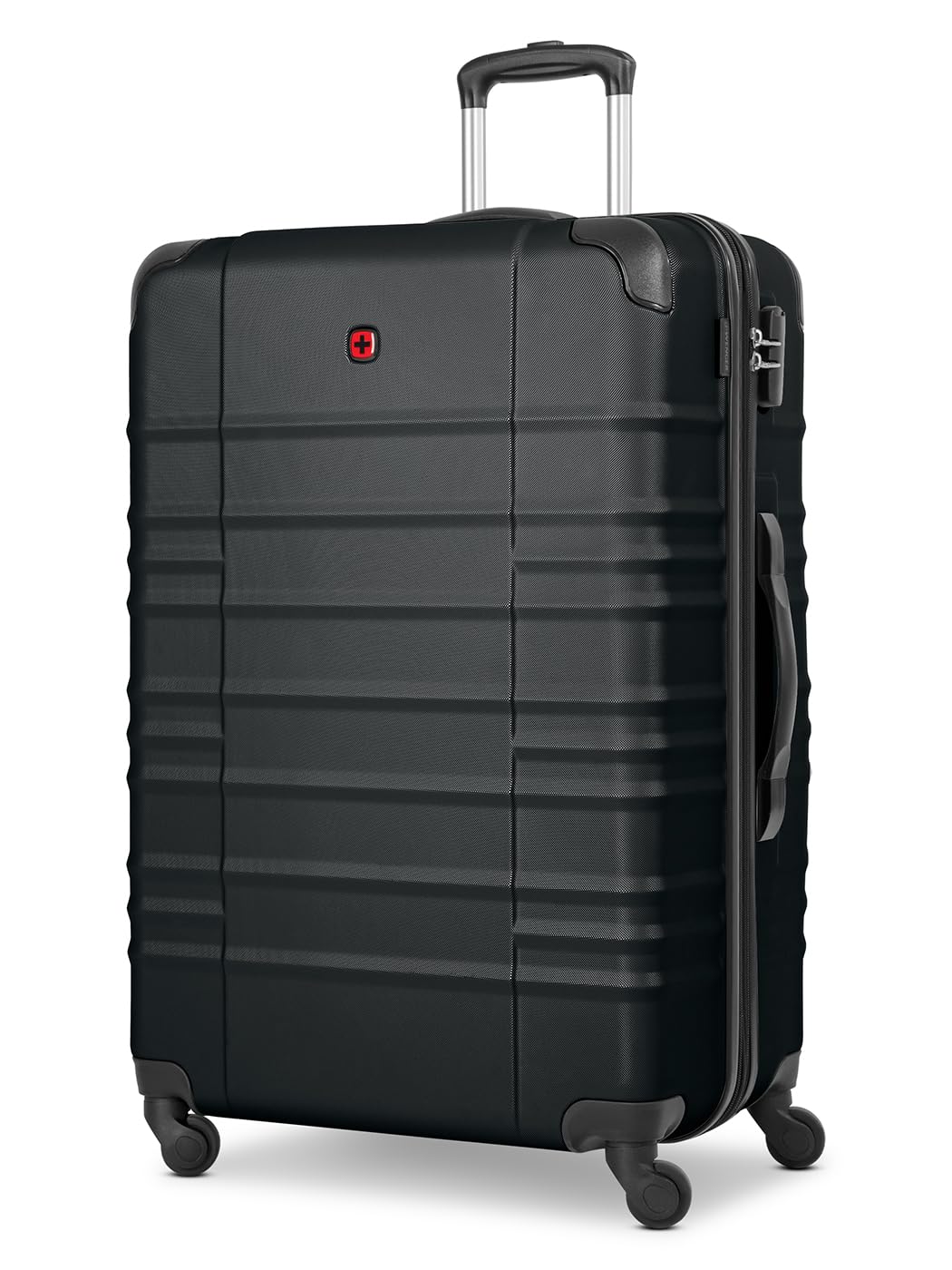 Amplar Evo 4 Trolley mit Dehnfalte, Schwarz Koffer L + (75 cm)