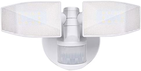 LED-Strahler mit Bewegungsmelder, Weiss