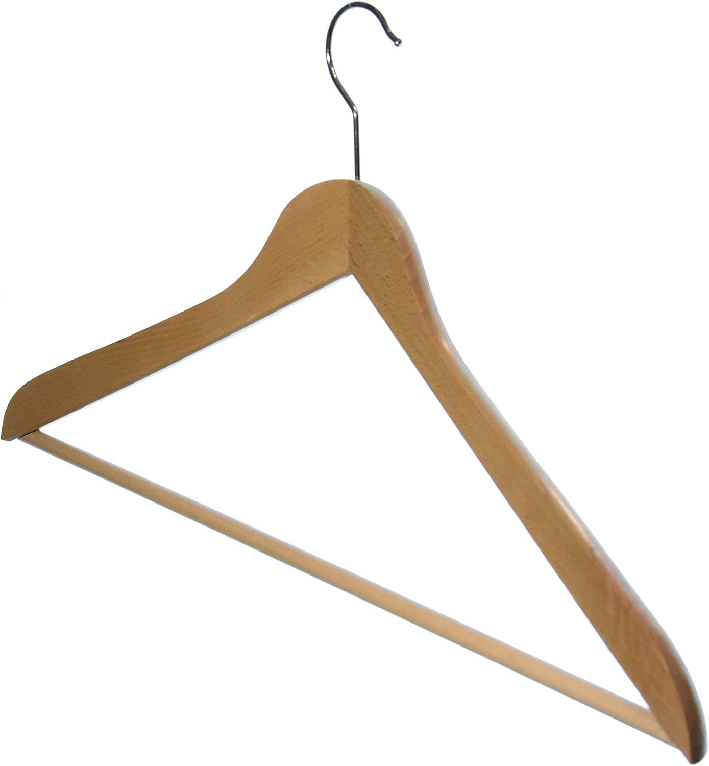 10 x Kleiderbügel mit Steg, 10 St. für Herren 50 Cm mit Steg