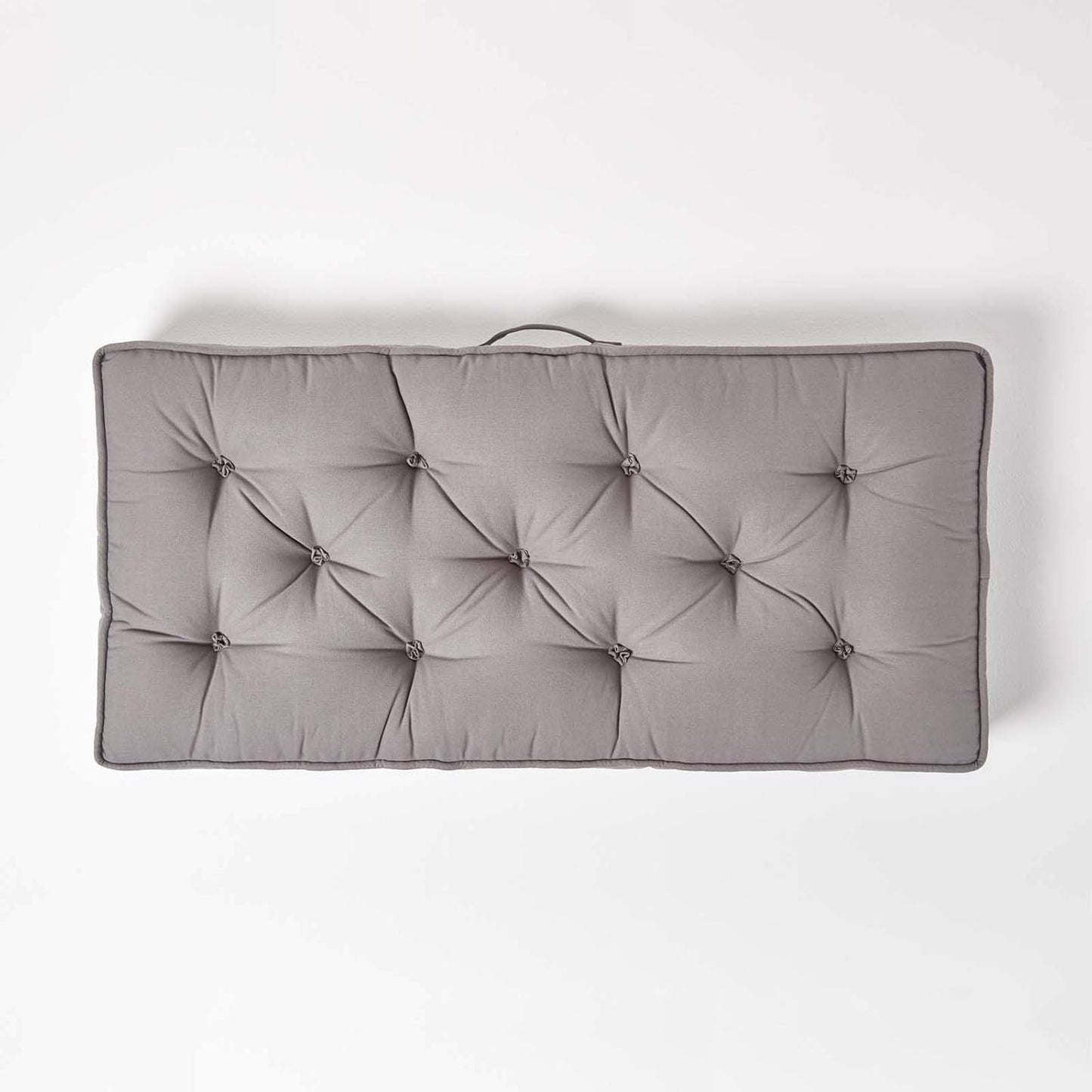 Sitzerhöhung Sofa-Auflage für 2-Sitzer, Grau 100 x 48 cm (2-Sitzer)