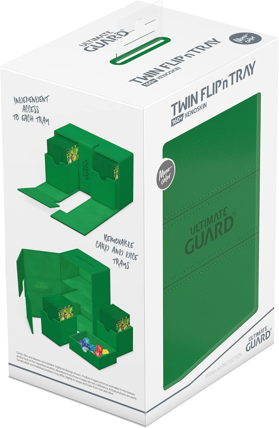 Twin Flip'n'Tray 160+ XenoSkin, Grün