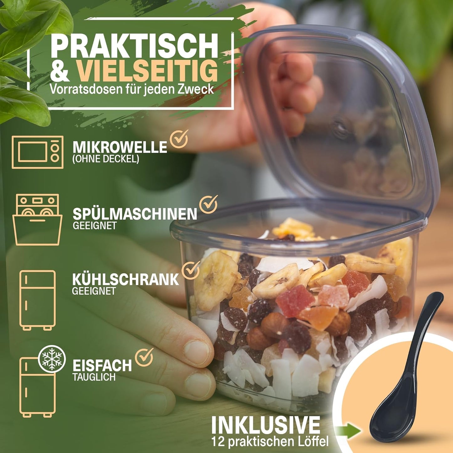 Vorratsdosen-Set (36 Stück), Peggy 36er Set