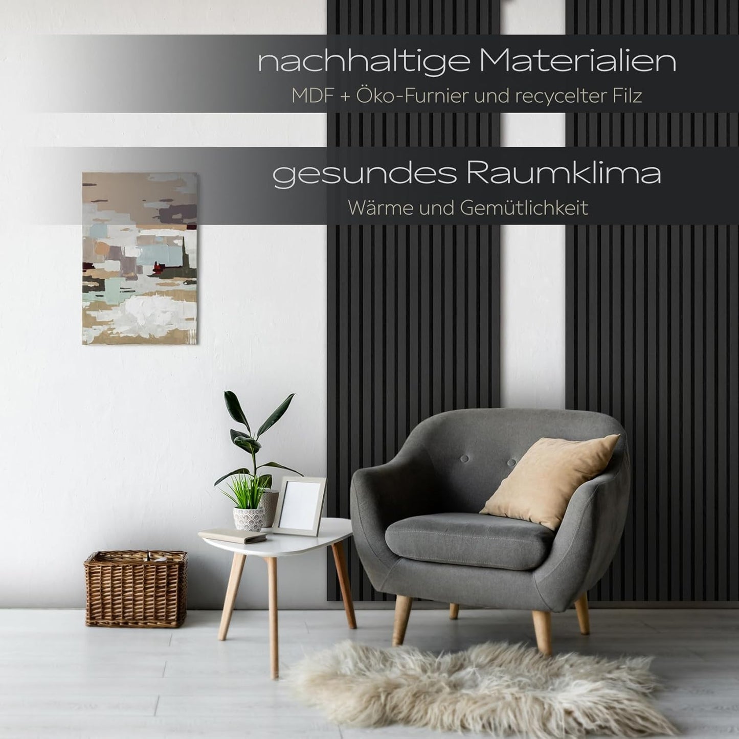 Akustikpaneel APH12, schalldämmend, Black Edition 1x 1,385 Meter - 0,83 m²