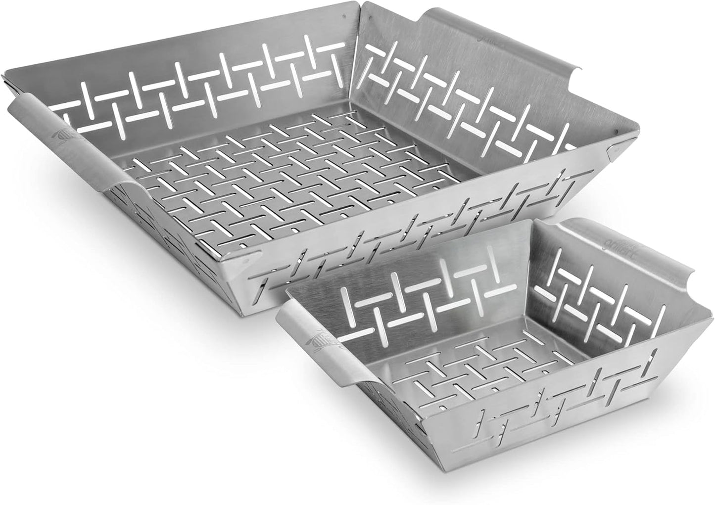 Premium Grillkorb Set, Grillkorb + XL Grillkorb