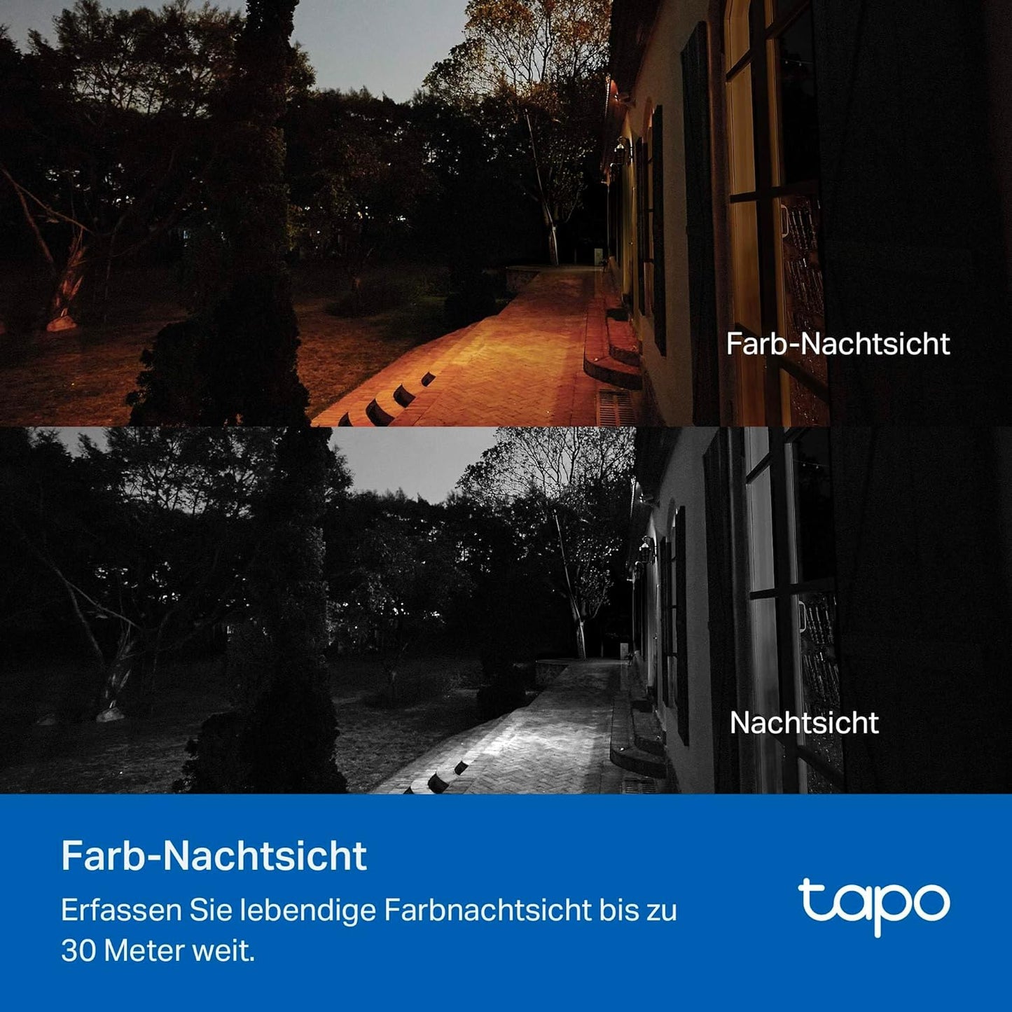 2K WLAN Überwachungskamera Aussen 360°, 2K 3MP