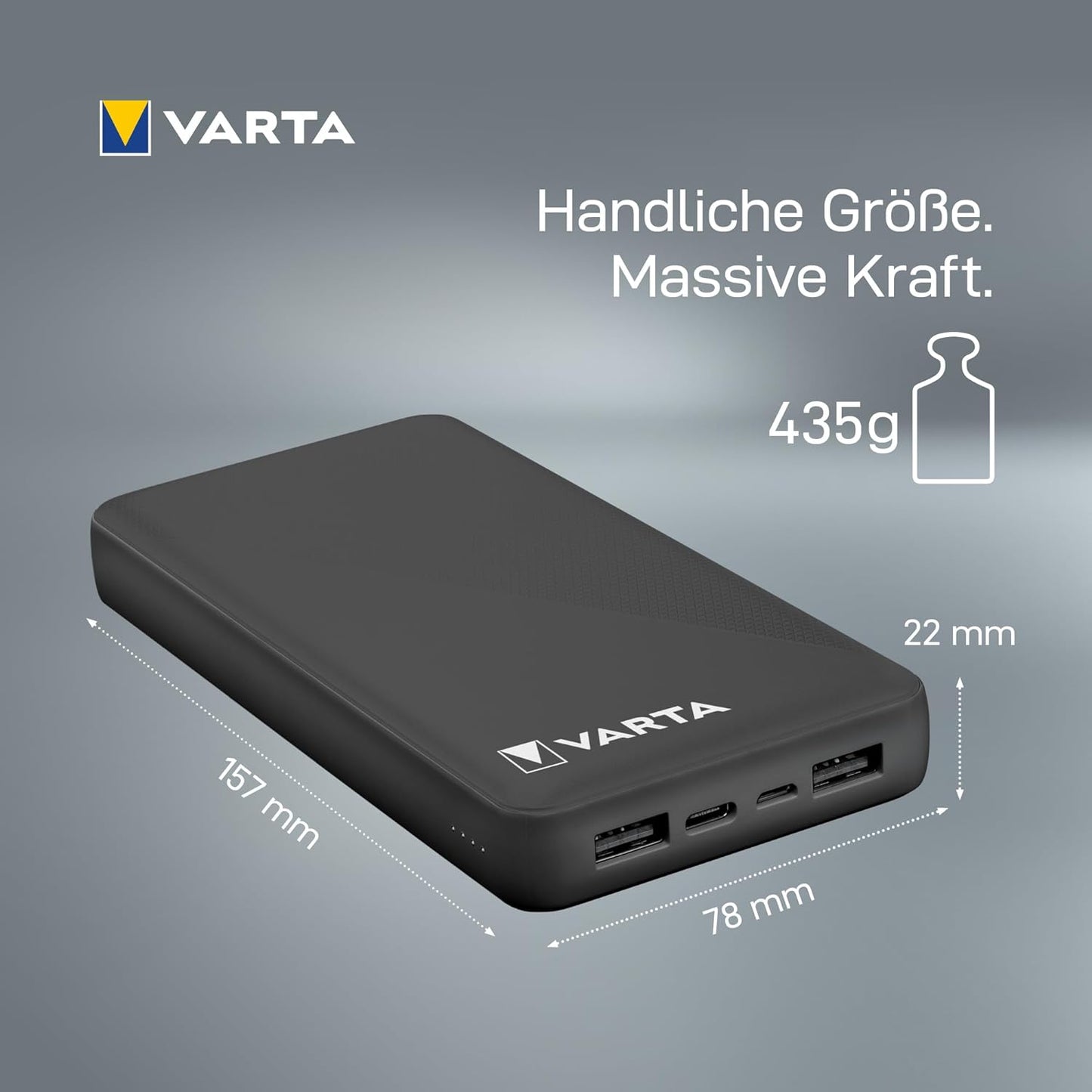 Powerbank mit 4 Anschlüssen (20.000mAh), 20.000mAh 1 Stück