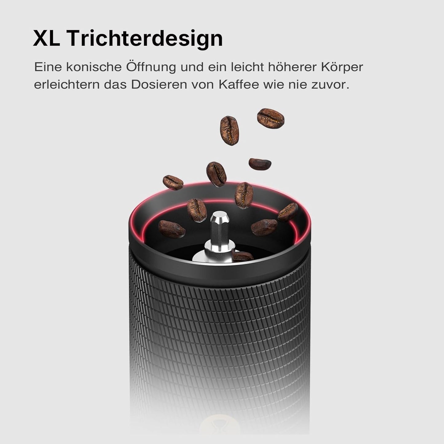 Handkaffeemühle C5 ESP Pro mit Präzisionsverstellung, C5 ESP Pro Schwarz