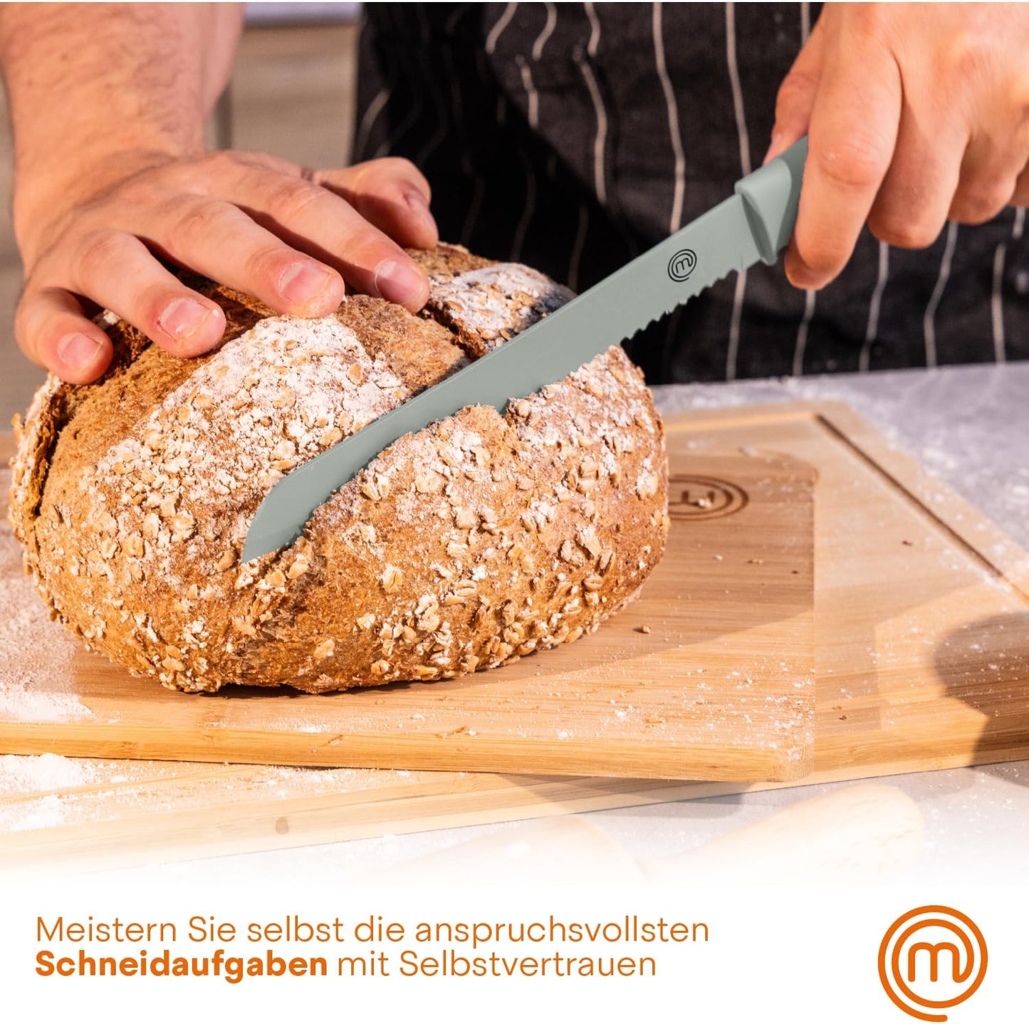 6-teiliges Messerblock-Set, Erde
