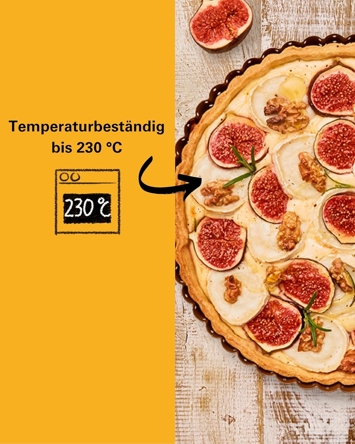 Perforierte Quiche- und Tarteform mit Hebeboden, 30 cm