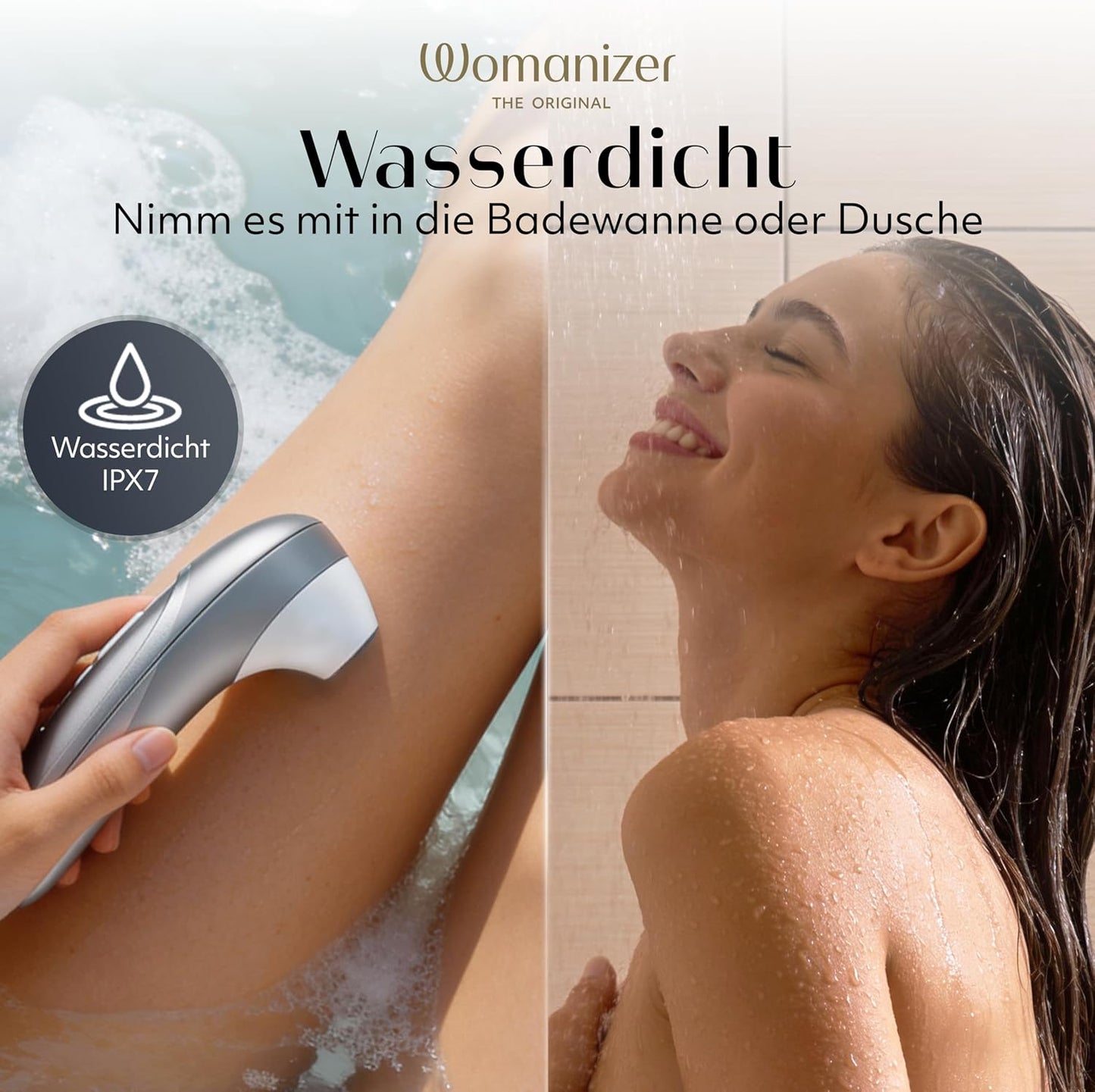 Pro Klitorisstimulator mit 11 Intensitätsstufen, Grau