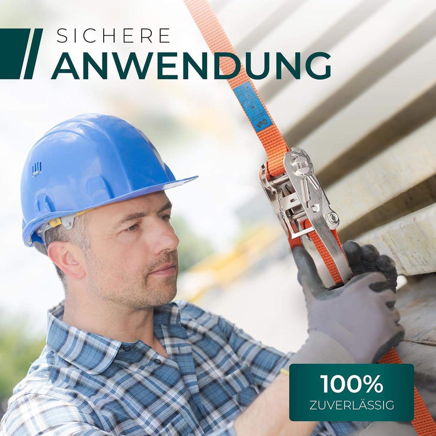 2er-Set Ratschengurte, 2 Stück 6M