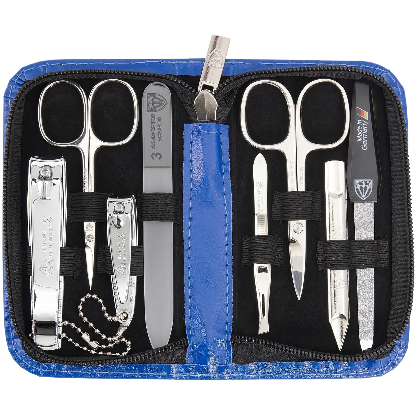 ‎5413 F N - 8-teiliges Roma Maniküre Set, BLAU