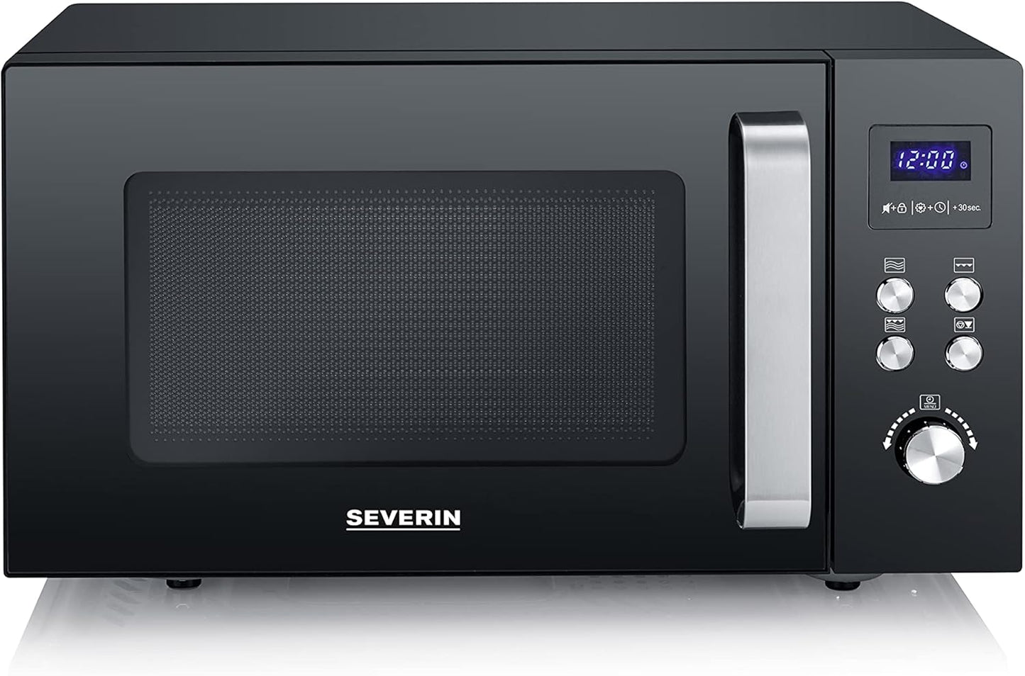 MW 7763 Mikrowelle mit Keramikboden, 25L, flacher Glasboden und Grillfunktion