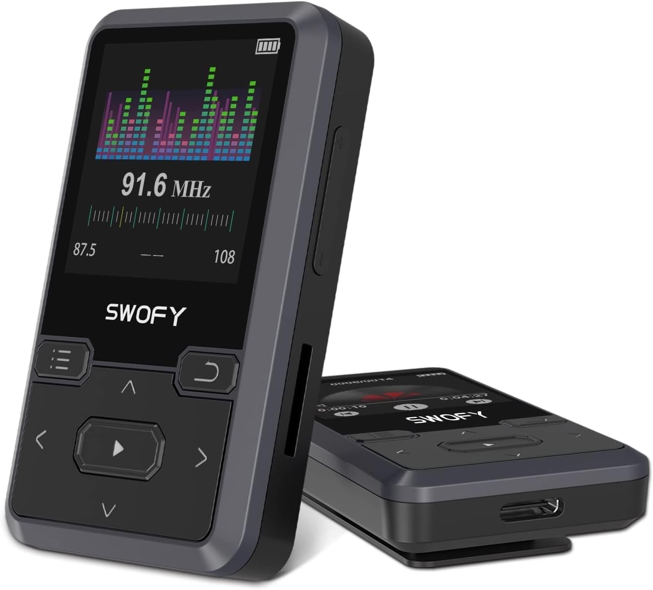MP3 Player mit Sport Clip, Schwarz-32GB