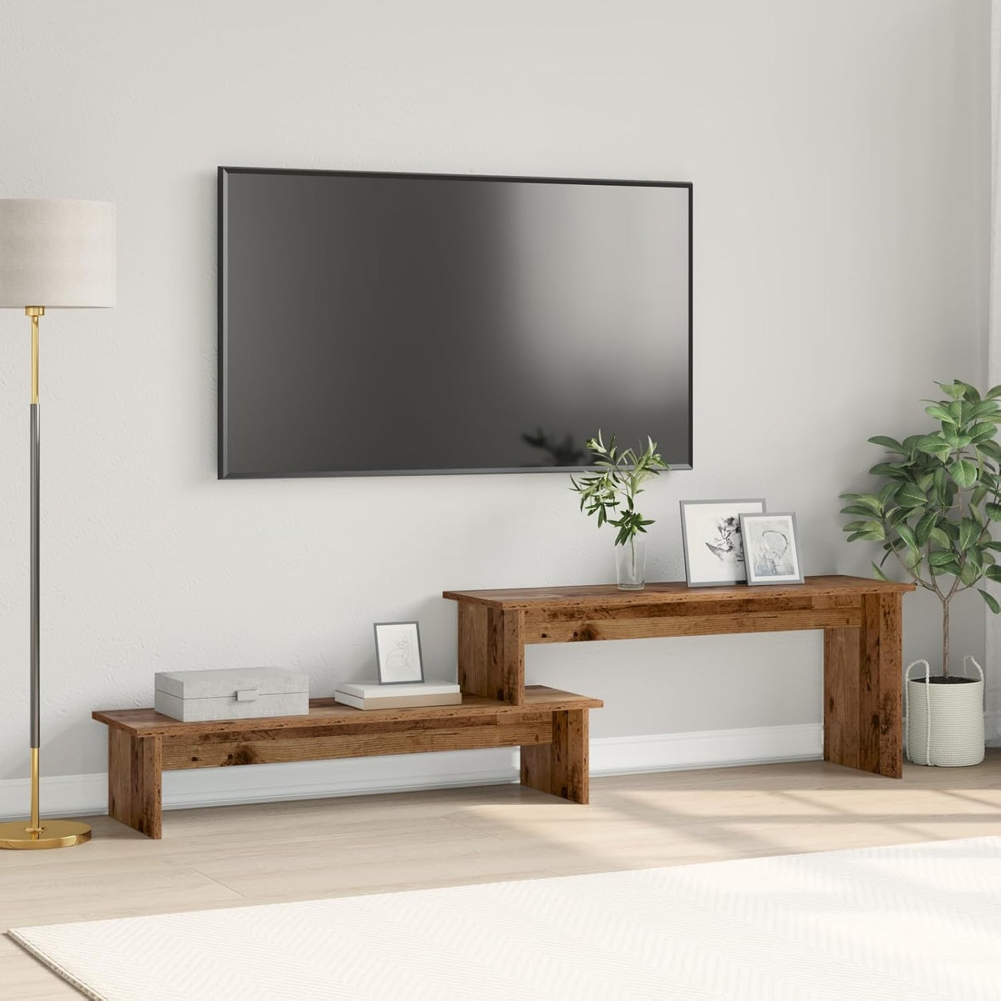 TV-Lowboard, Altholz