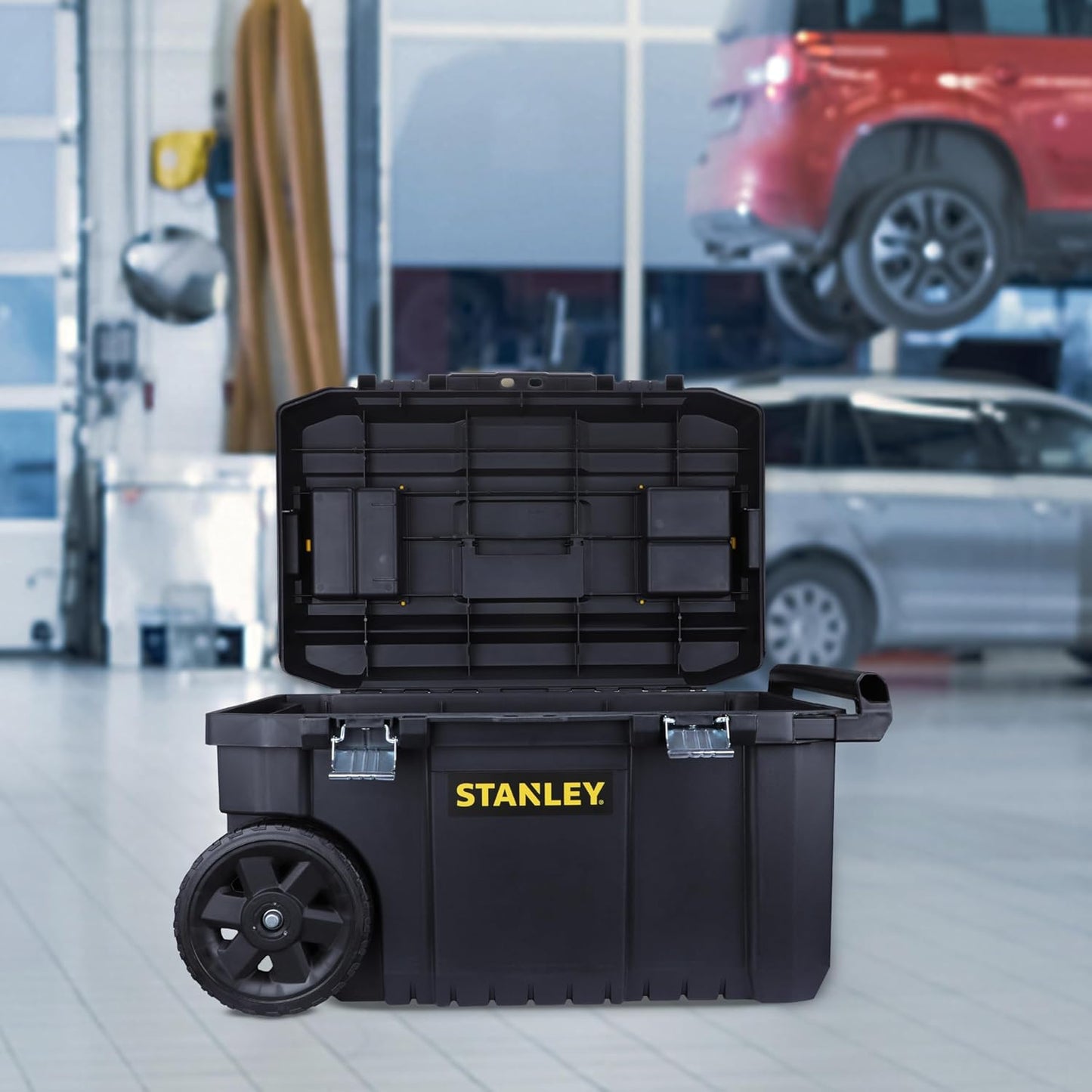 Mobile Montagebox, Wanne für Utensilien