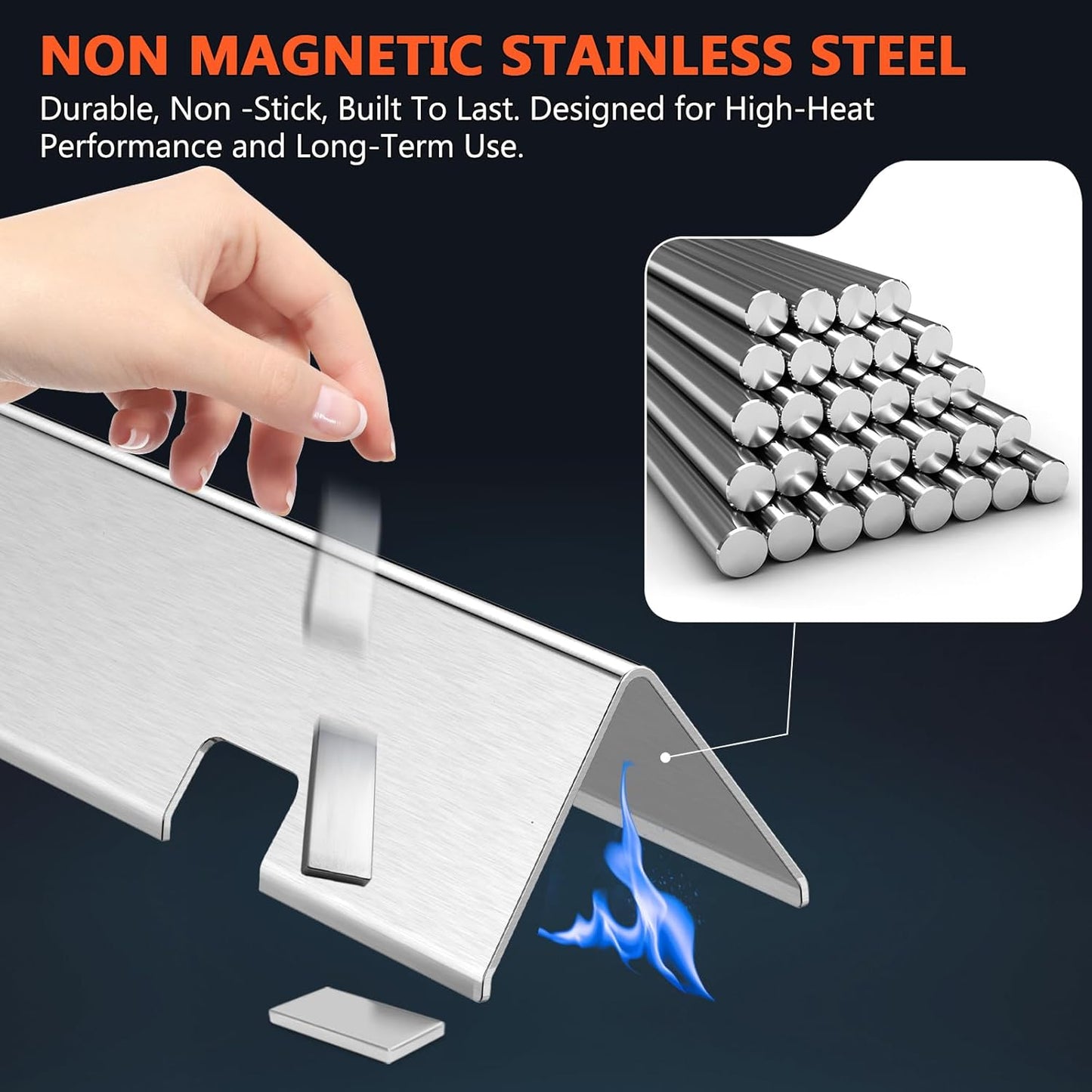 Aromaschiene für Spirit 300 Grills, 201 Stainless Steel for Spirit 300 & II 300