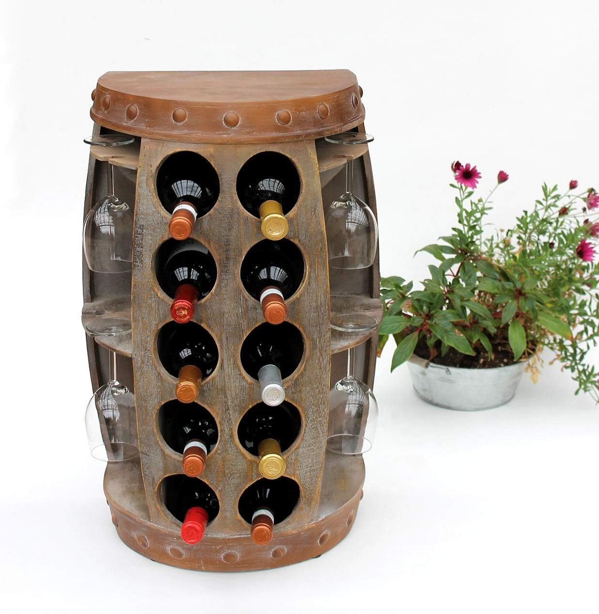 Weinregal Beistelltisch