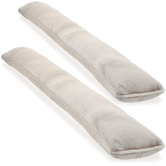 2 x Zugluftstopper für Türen und Fenster, 02 Stück - Taupe