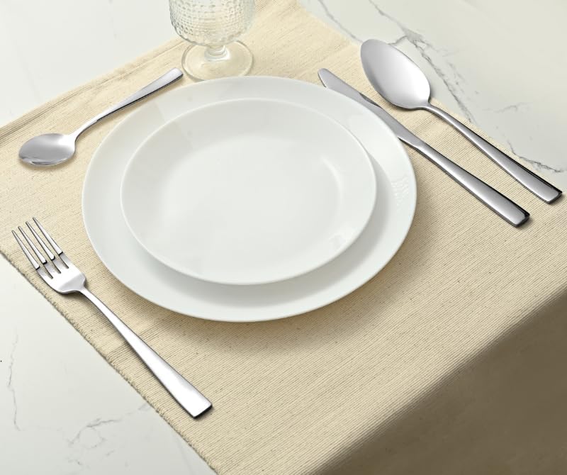 Besteckset für 6 Personen mit Steakmesser, 36 - teilig Silber