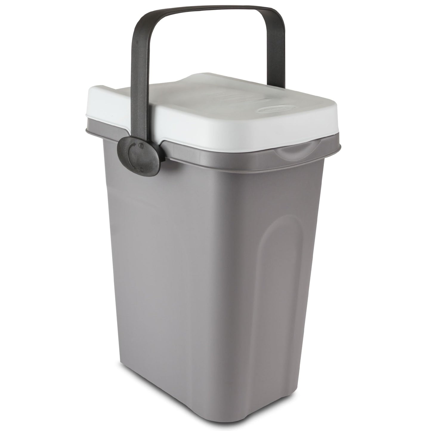 Geruchsdichter Windeleimer 7L für Küche und Biomüll, Weiss 1