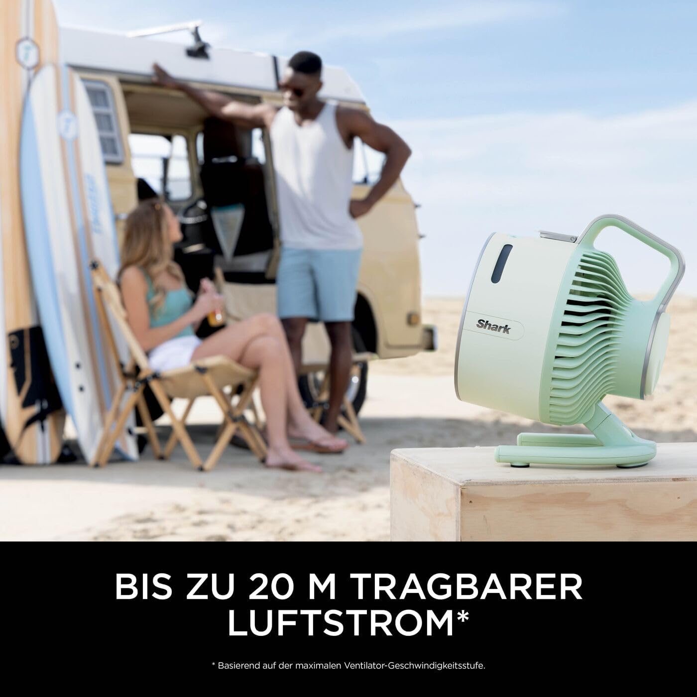 FA050EU FlexBreeze HydroGo Ventilator mit Sprühnebel, Mint