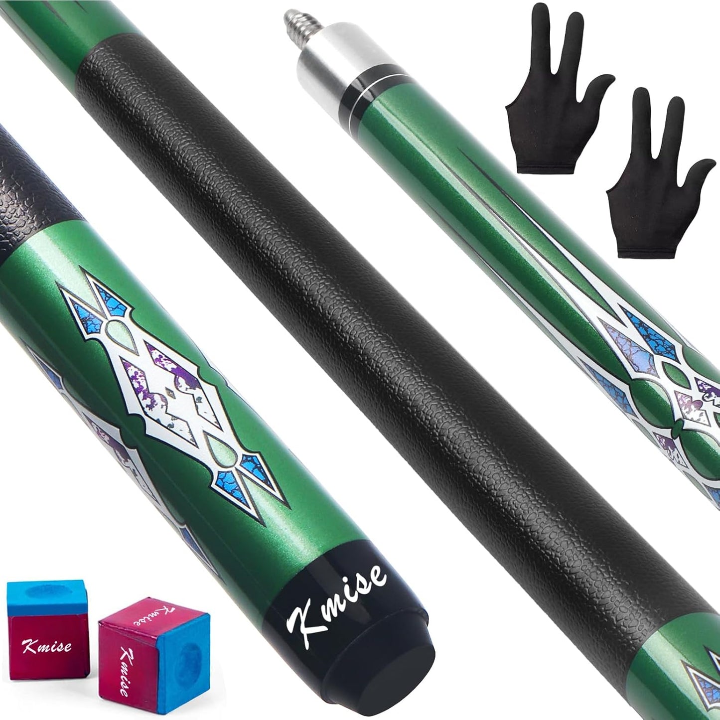 Pool-Queue-Stick-Set für Erwachsene, 1 Stück (510g Grün)
