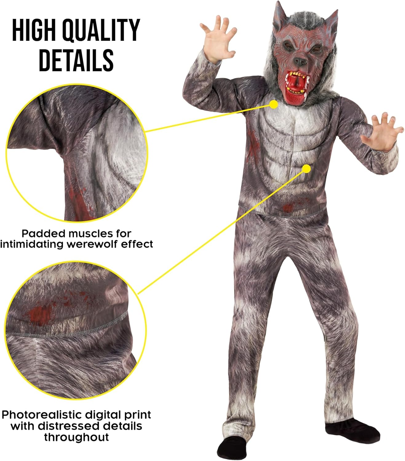 Werwolf Kostüm für Kinder, S