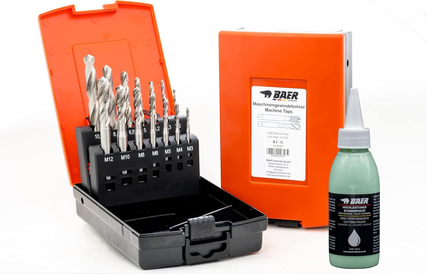 ‎WA-2603 Gewindeschneider Set HSSG