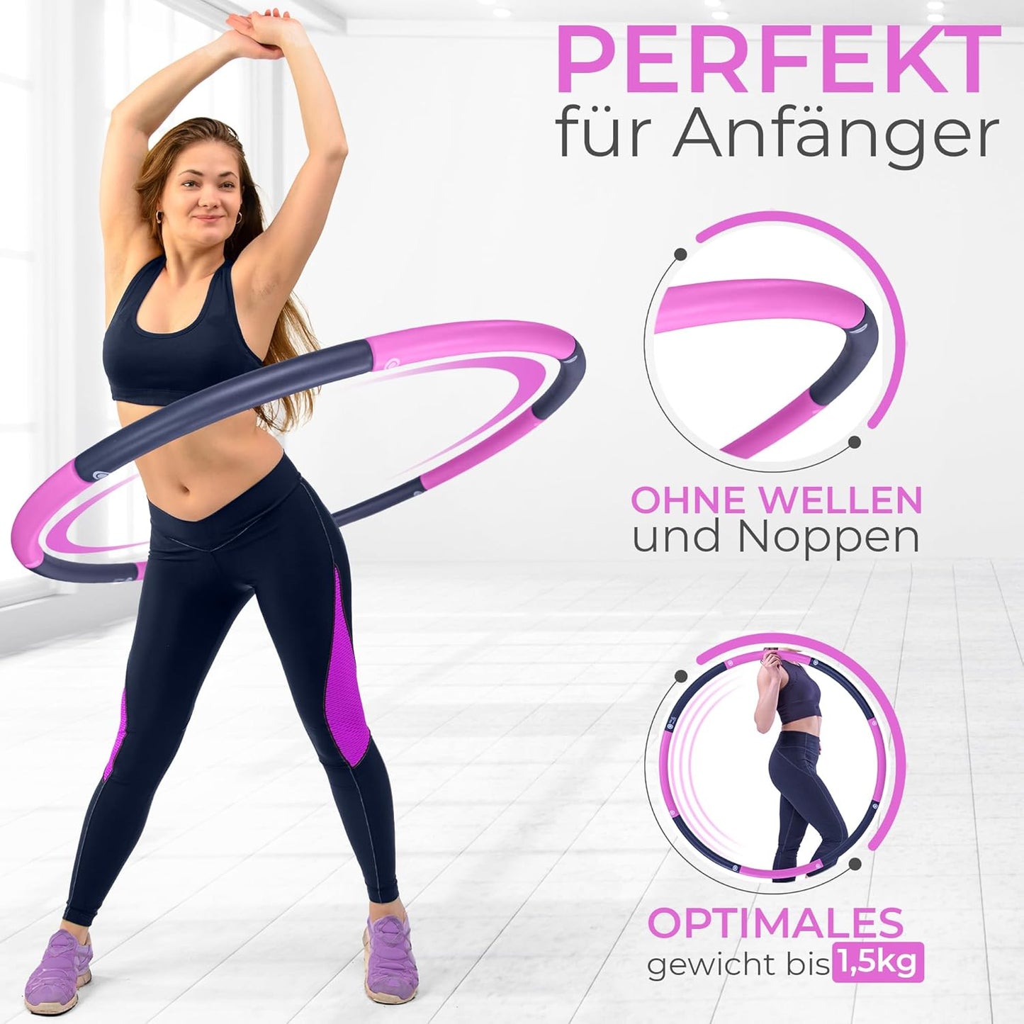 Hula Hoop Reifen für Anfänger, Sport