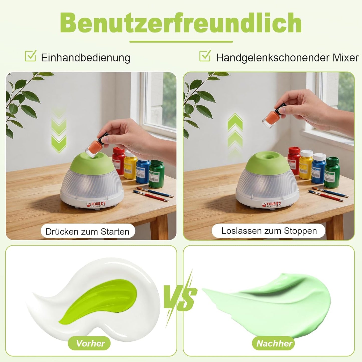 Mini Vortex Mixer, Grün