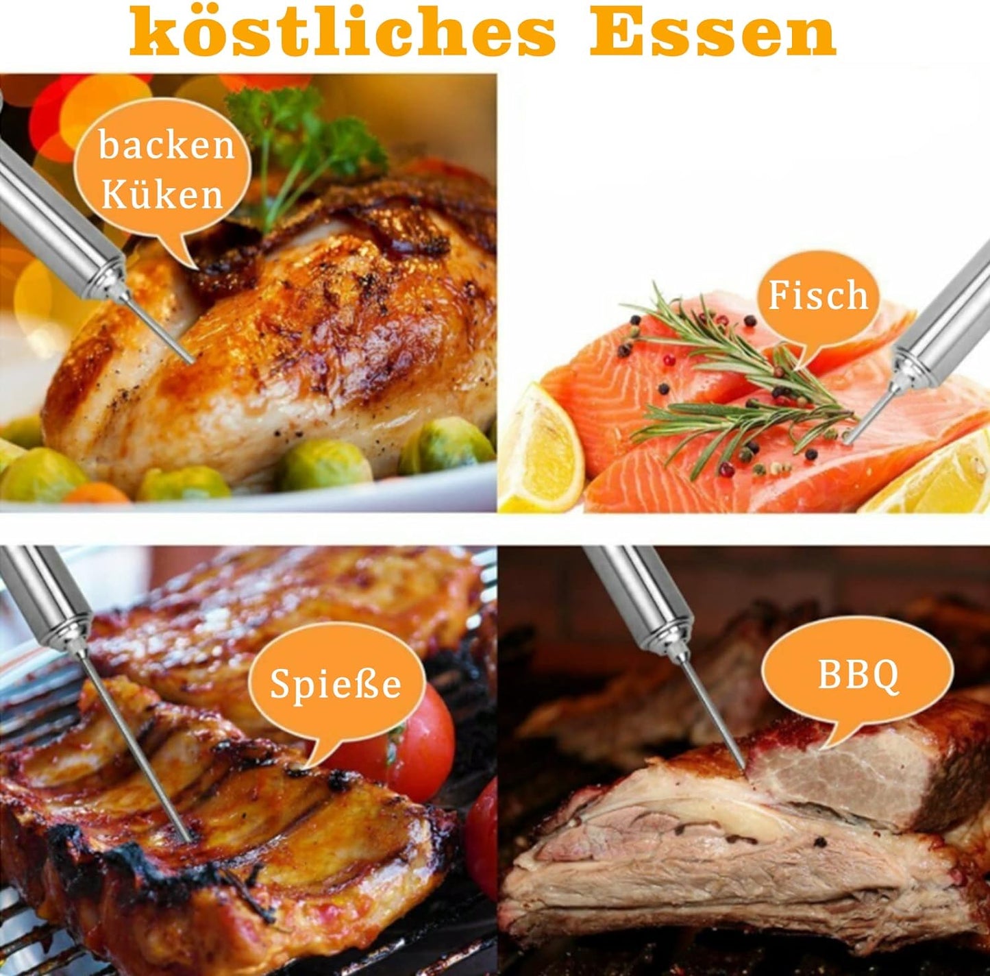 BBQ Bratenspritzen-Set