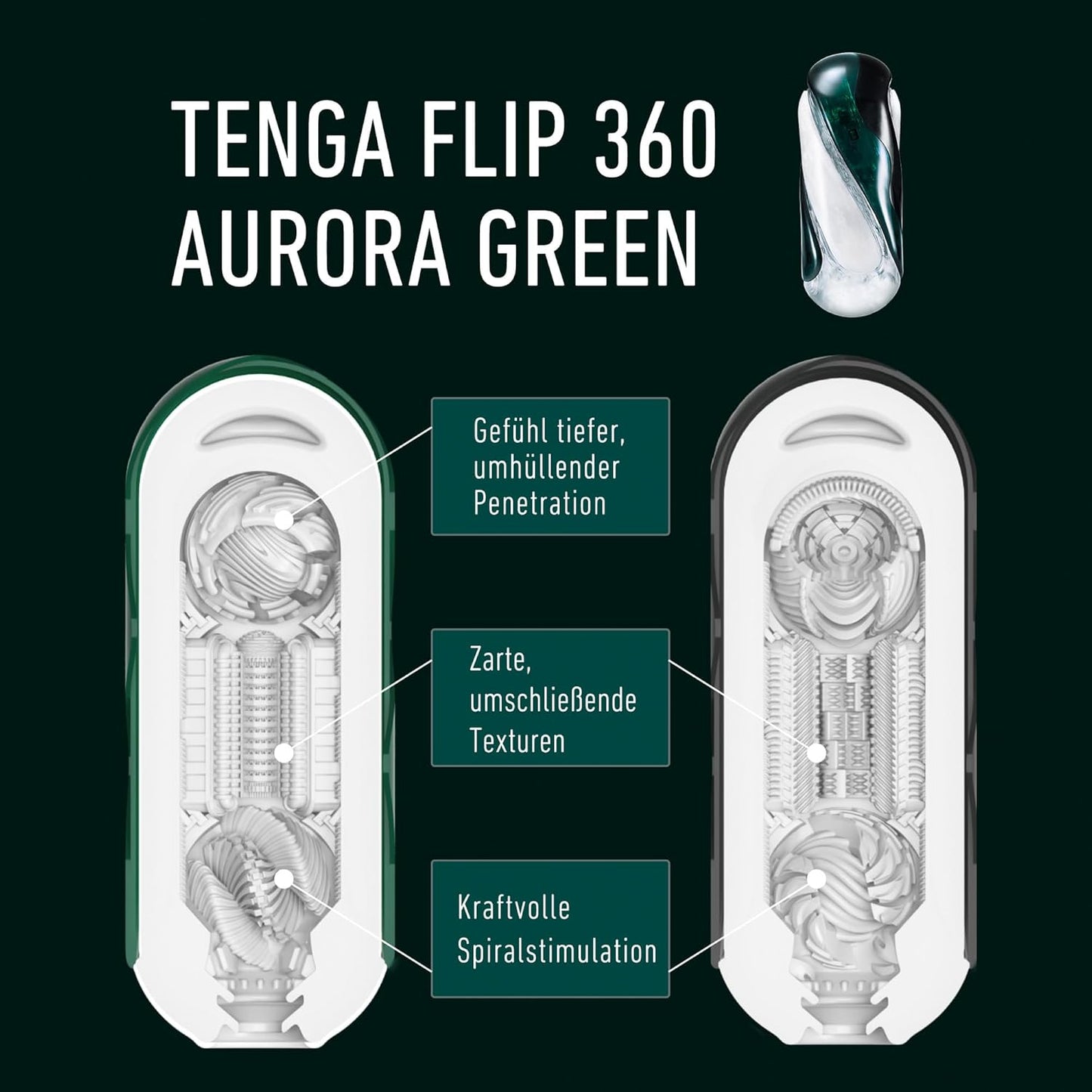 Flip 360, Aurora Green