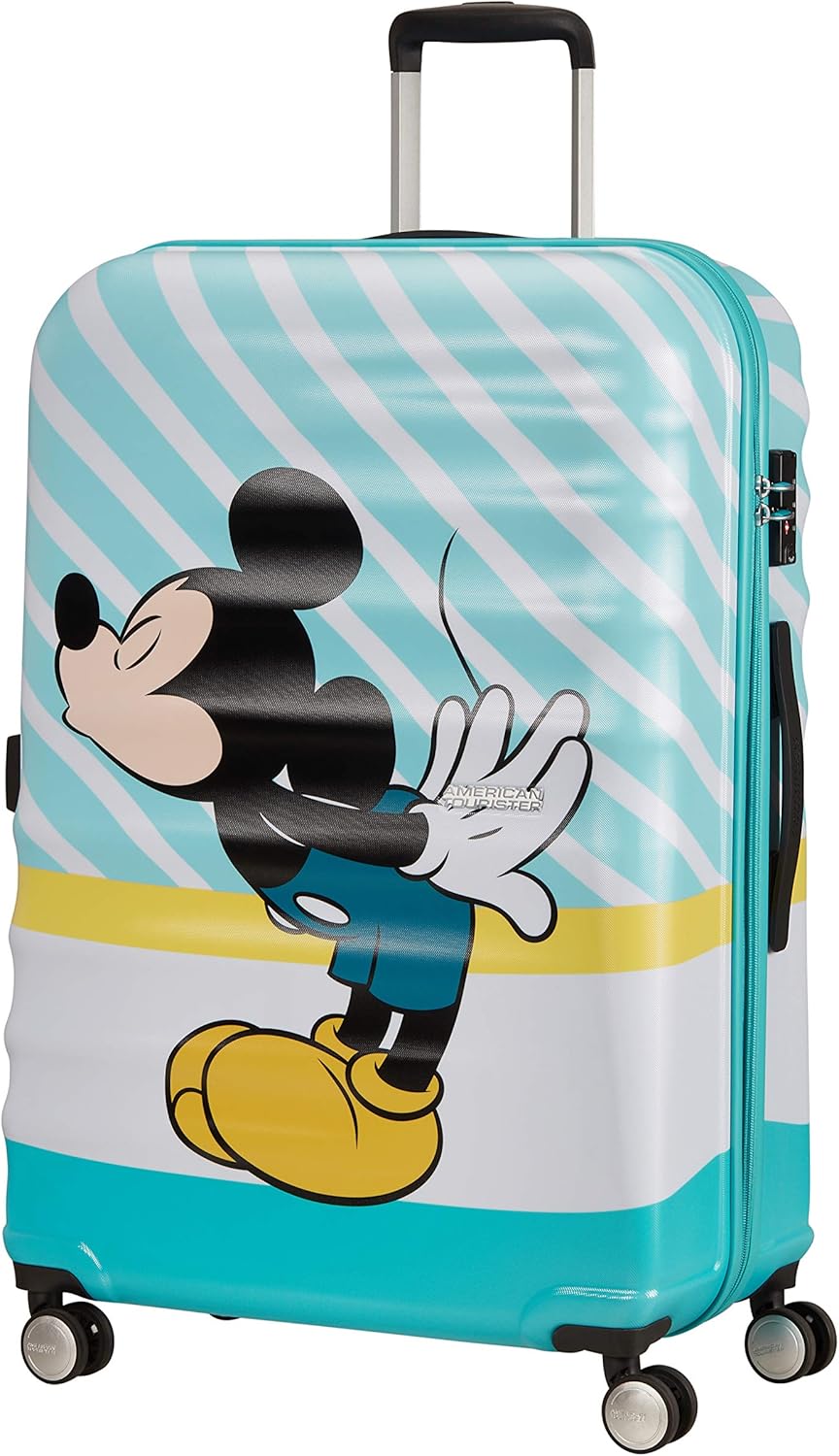 Wavebreaker Disney Hartschalenkoffer, Multicolour (Mickey Blue Kiss) L(77 cm - 96 L)
