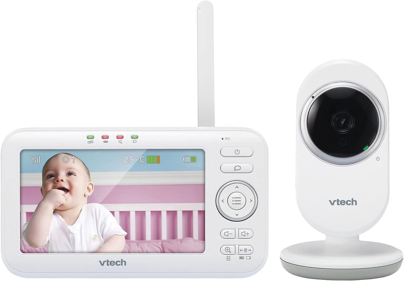 VM5252 Babyphone mit Kamera, Neig&schwenkbare Kamera 5" LCD