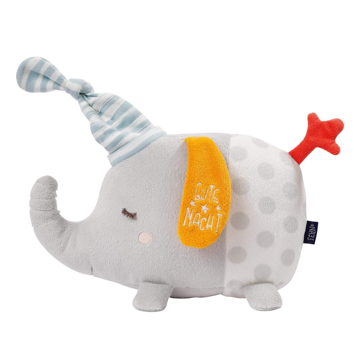 Nachtlicht Elefant mit Glow-in-the-Dark-Bestickung, Elefant