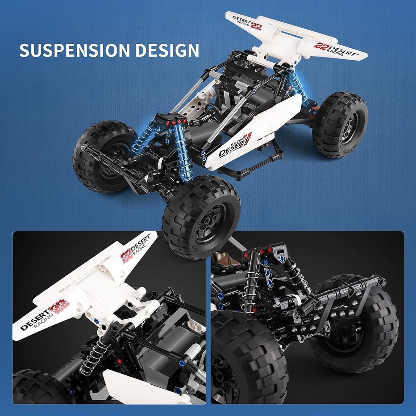 Technik RC-Geländewagen-Bausatz 394 Teile, PF Buggy 2
