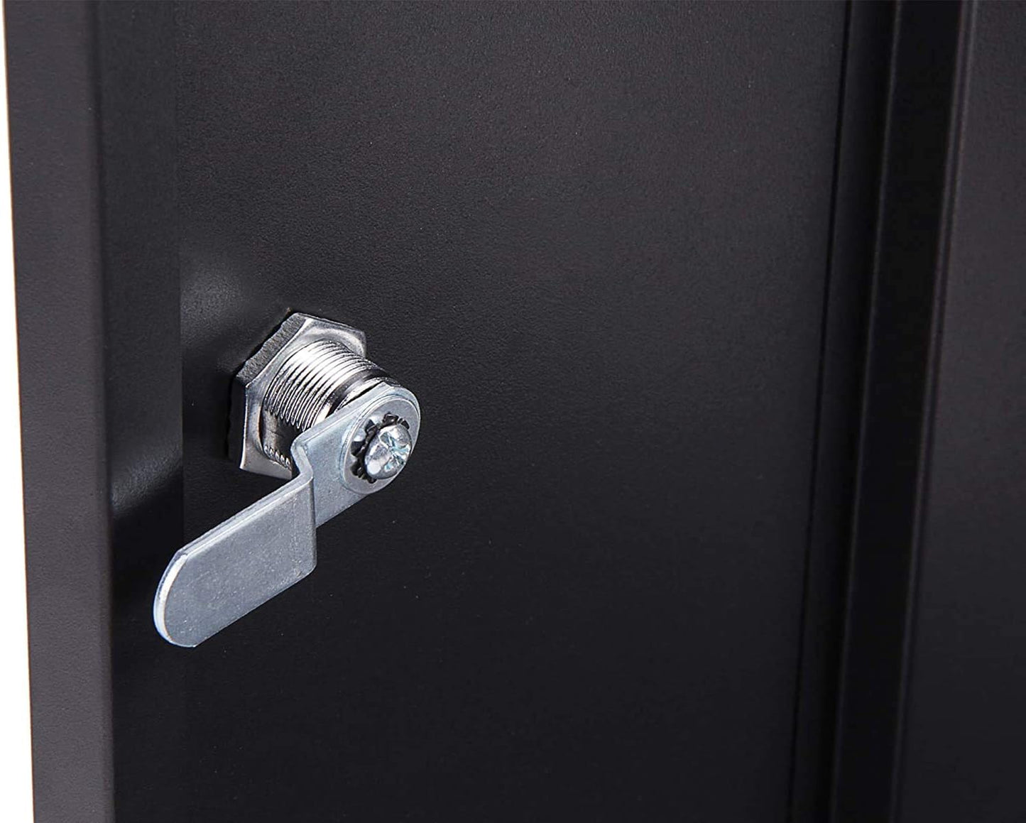 Werkzeugschrank MB01 mit Regalen und Schloss, Grau
