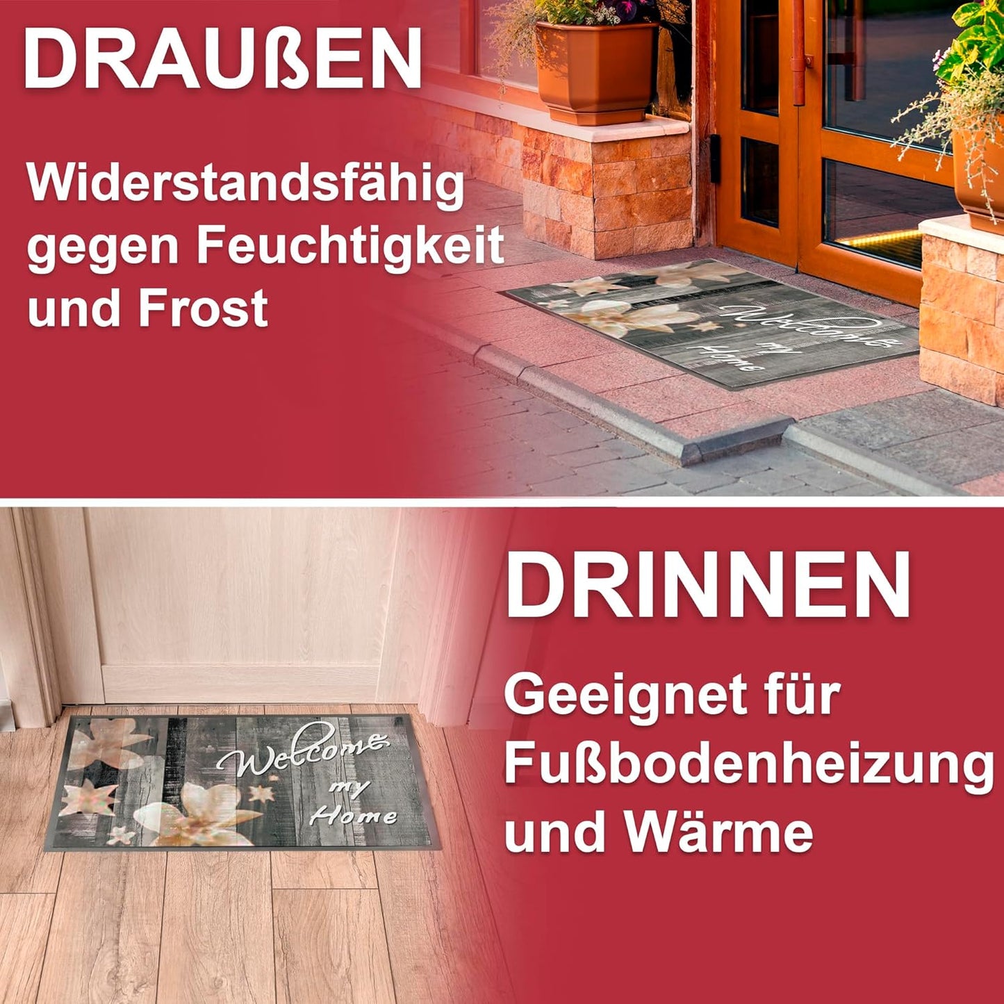 Schmutzfangmatte, Welcome 1 60 x 80 cm (Rechteckig)