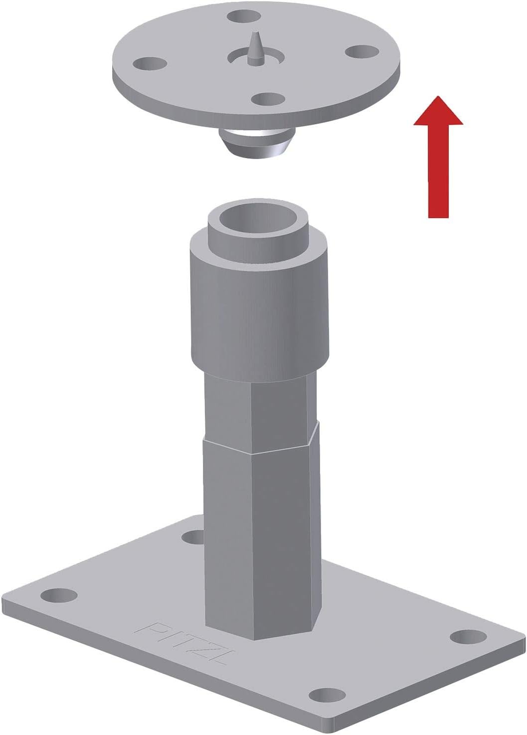 Schwerlast-Pfostenträger Stecksystem Typ 10529.1993