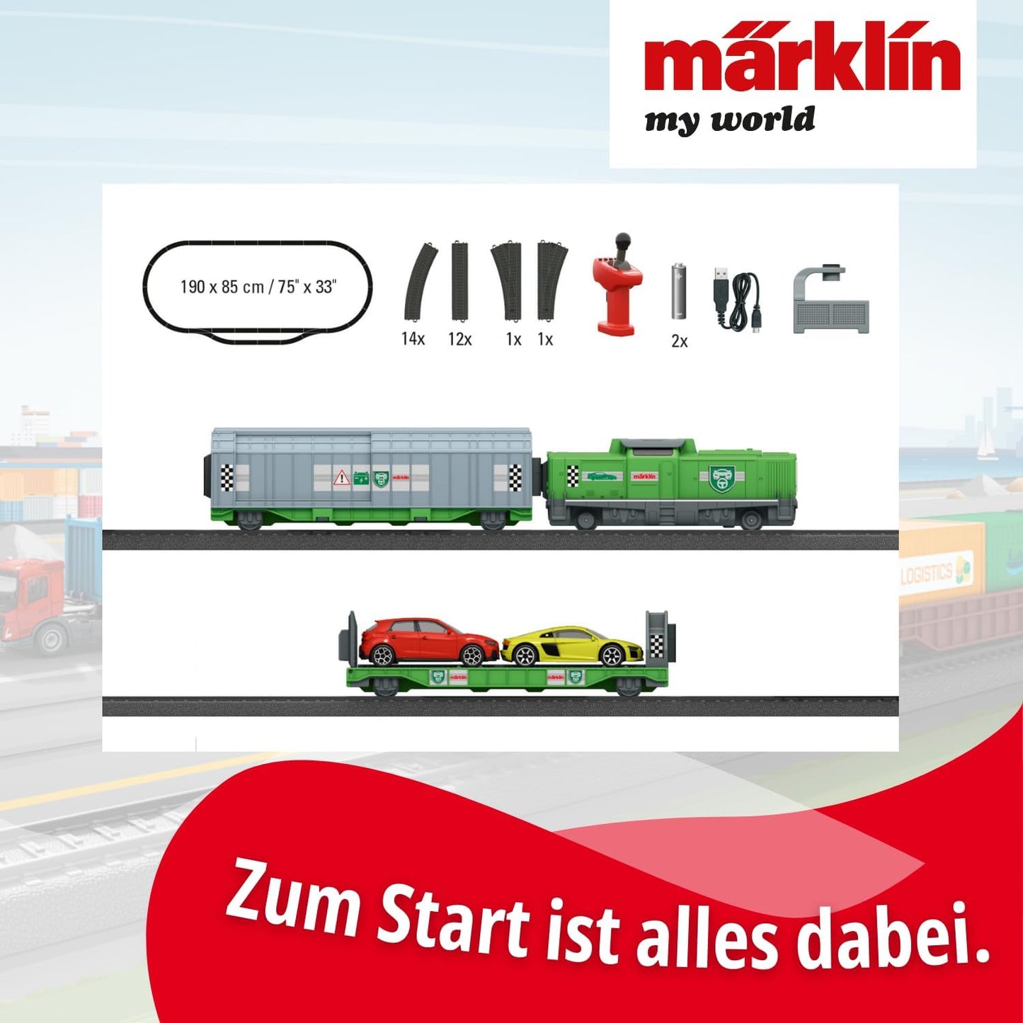 Startpackung Autotransport Lokomotive