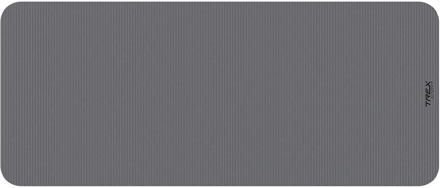Gymnastikmatte extra dick & weich, Grau