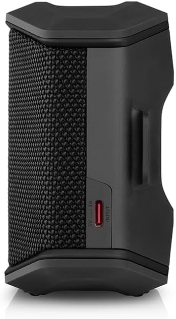 ROCKSTER GO 2 - Tragbarer Bluetooth-Lautsprecher, Schwarz