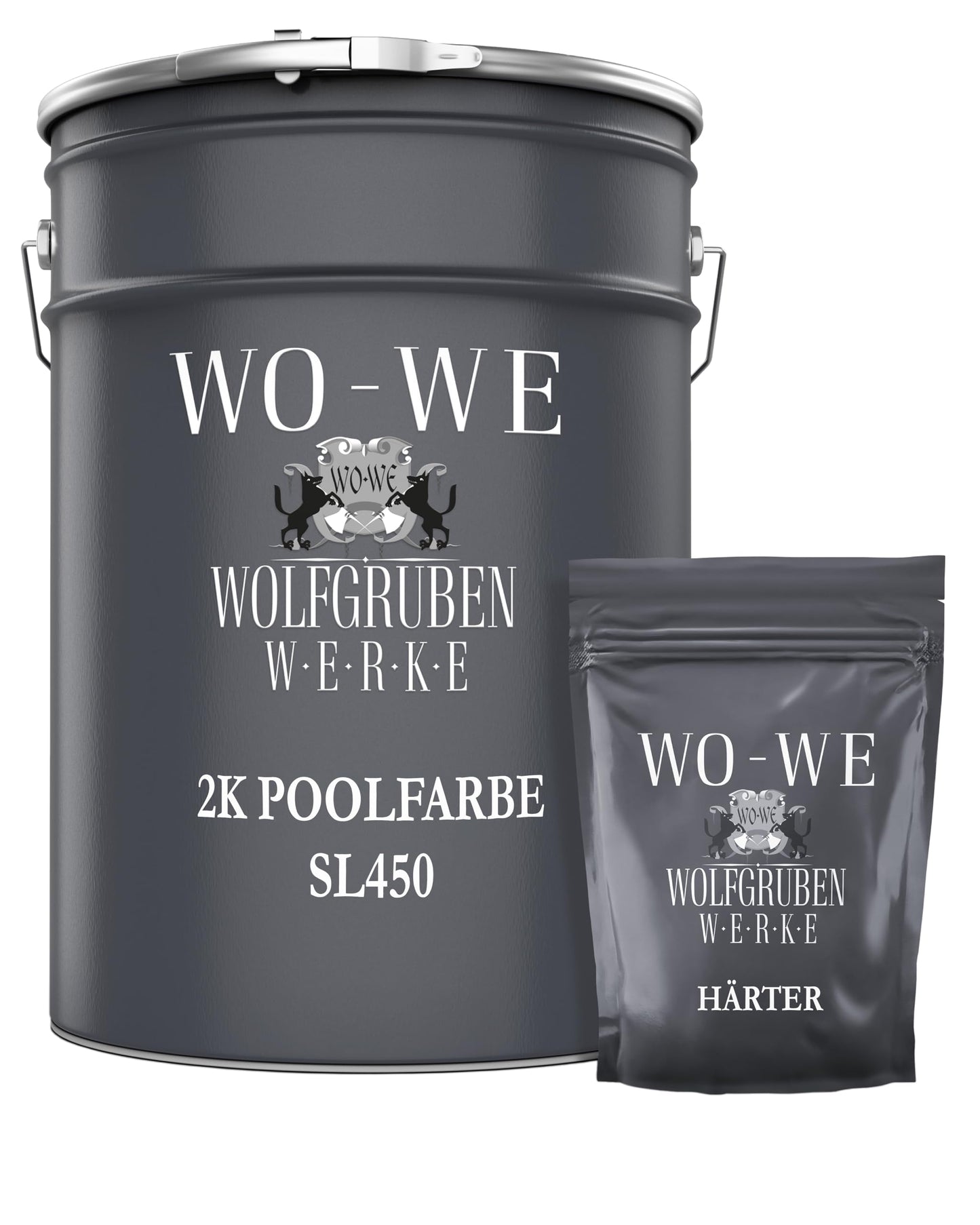 2K Poolbeschichtung SL450, 10 kg, RAL7035 - Lichtgrau 10 kg (1er Pack)