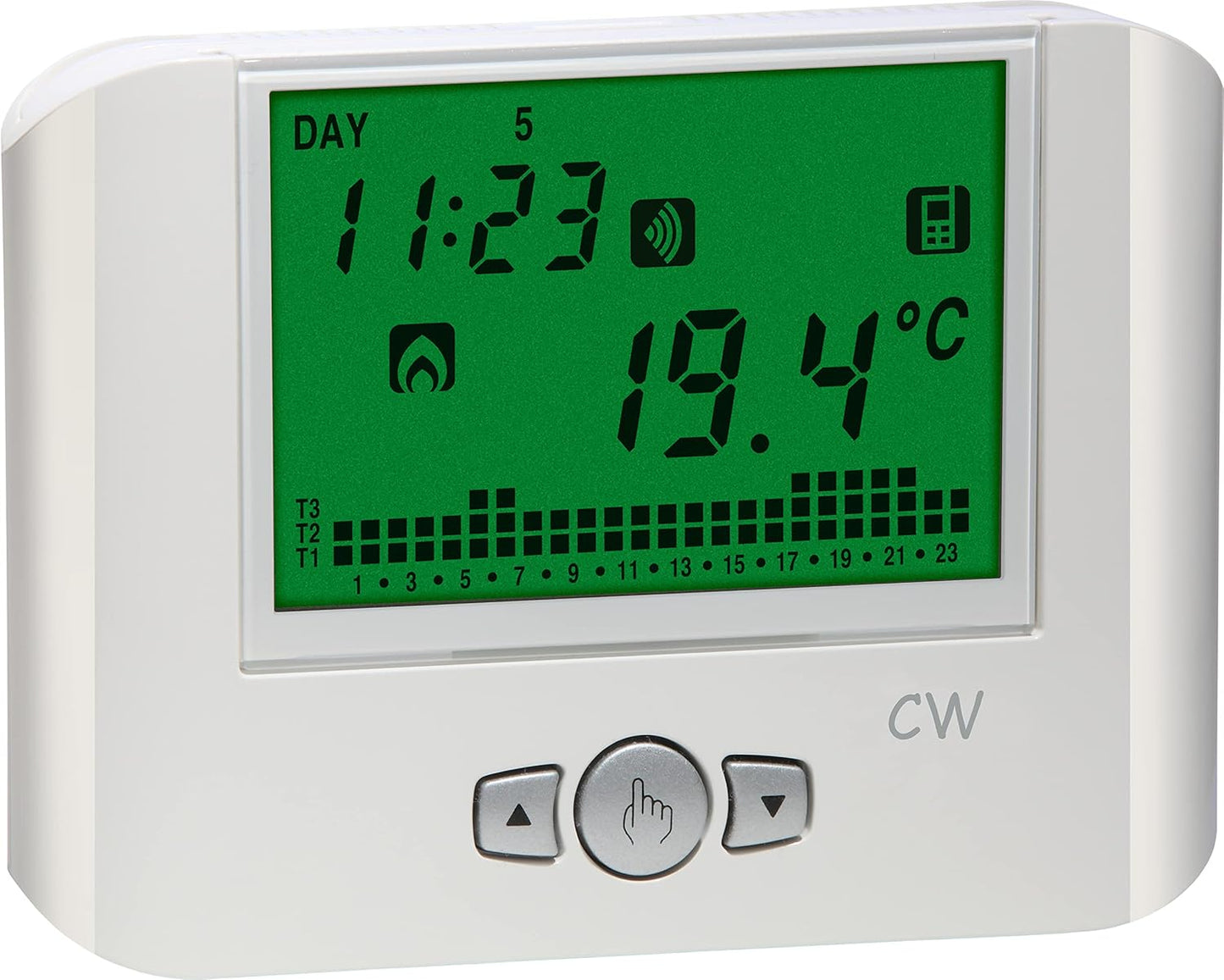 Smart WiFi Thermostat mit App-Steuerung, Einheitsgrösse Weiss