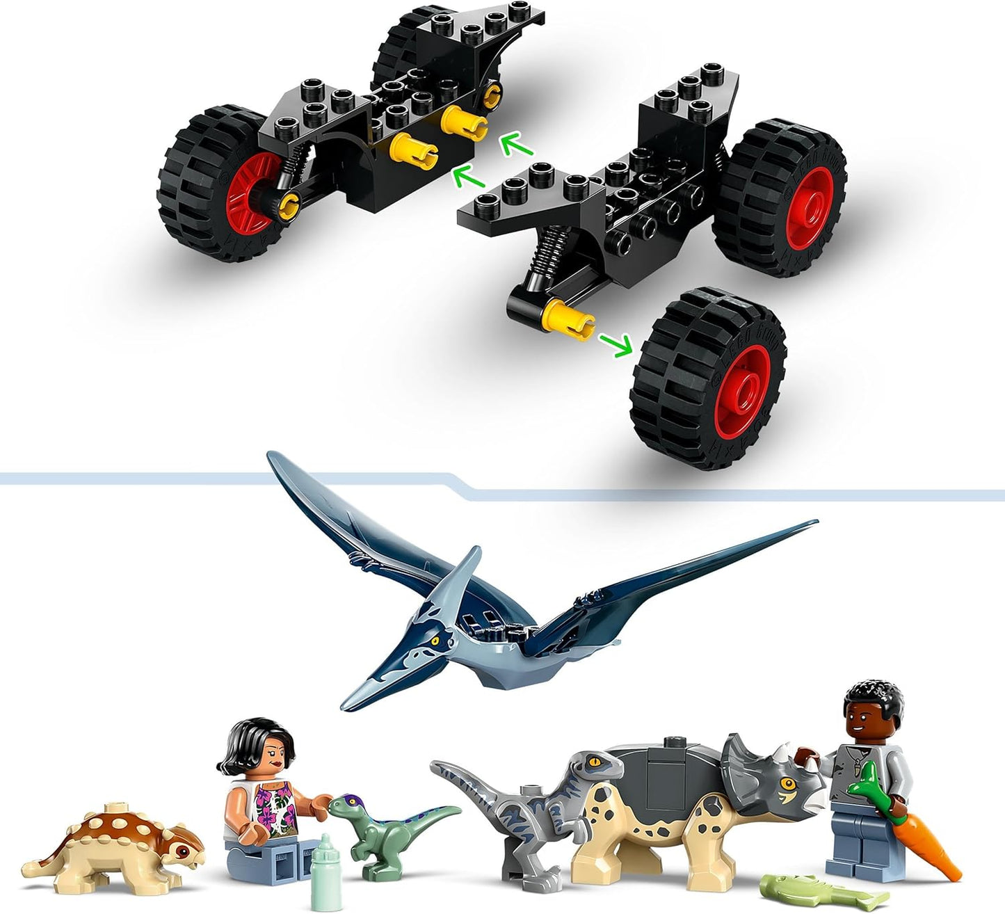 Jurassic World - Rettungszentrum für Baby-Dinos (76963), Single